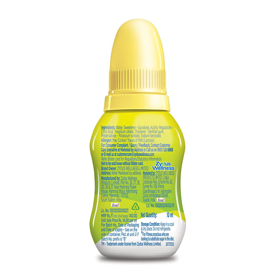 Sugar Free Natura, Drops 10ml | Equivalent to Sweetness from 1Kg Sugar | 100% Safe| Scientifically Proven & Tested|Sweet like Sugar but with zero calories
