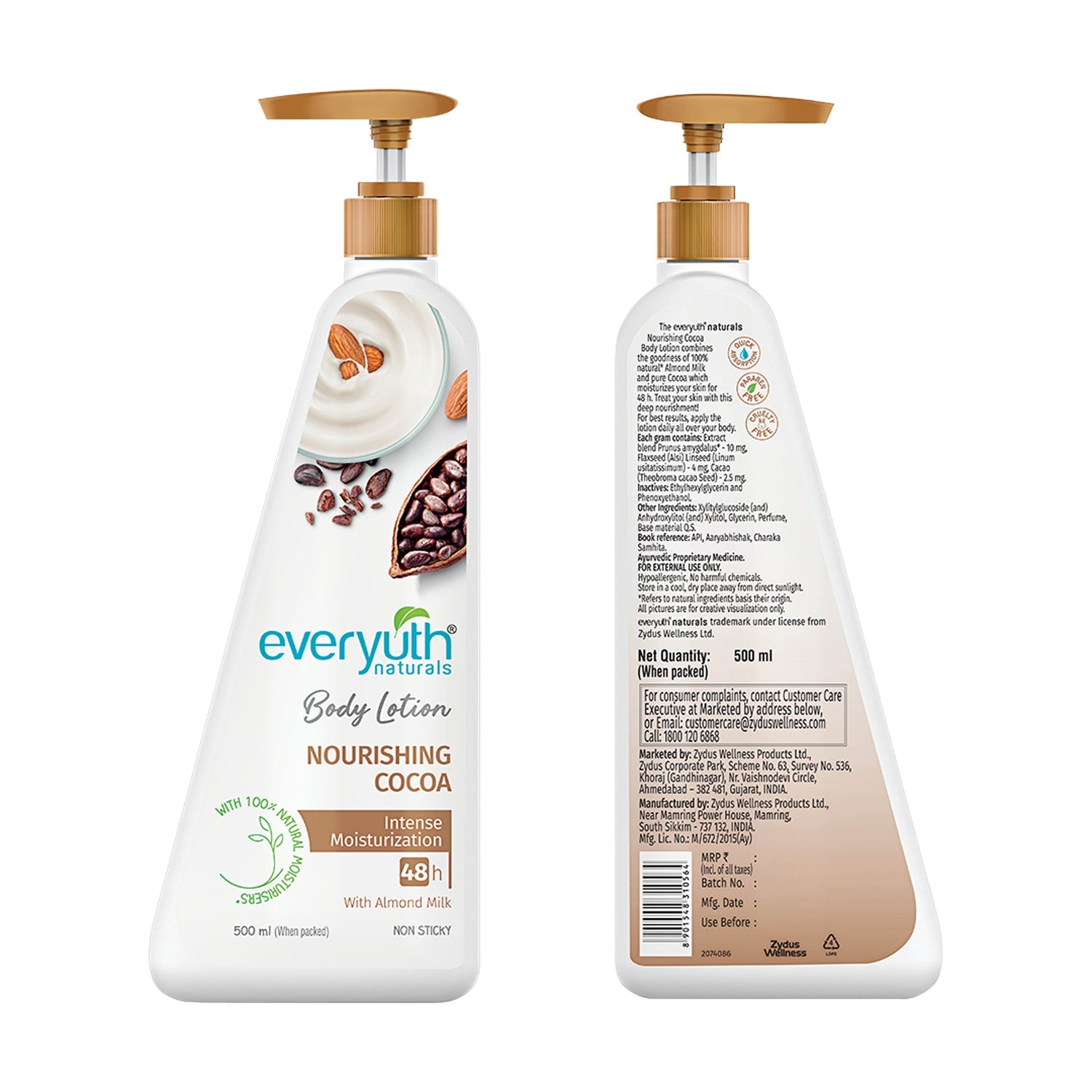 Everyuth Naturals Body Lotion Nourishing Cocoa 500ml
