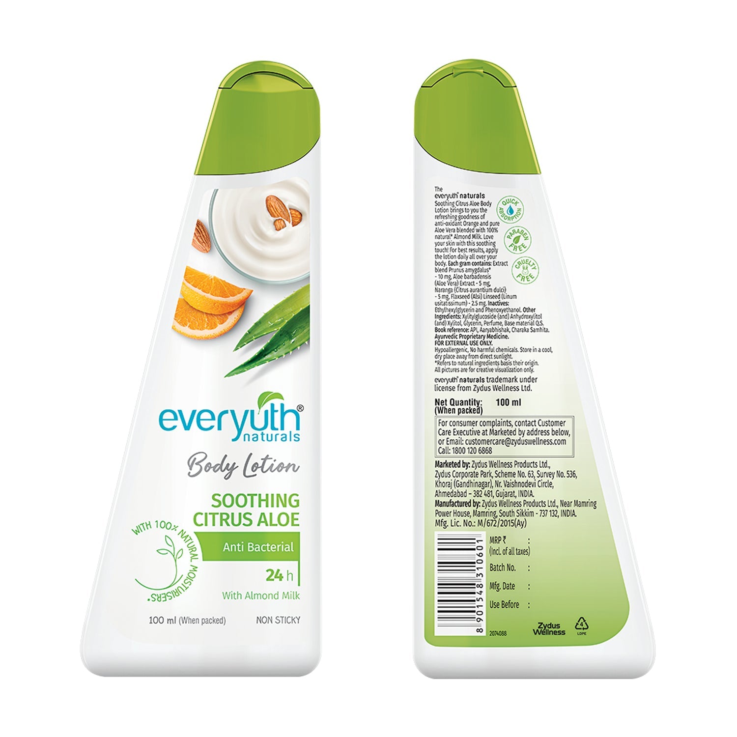 Everyuth Naturals Body Lotion Soothings Citrus Aloe 100ml