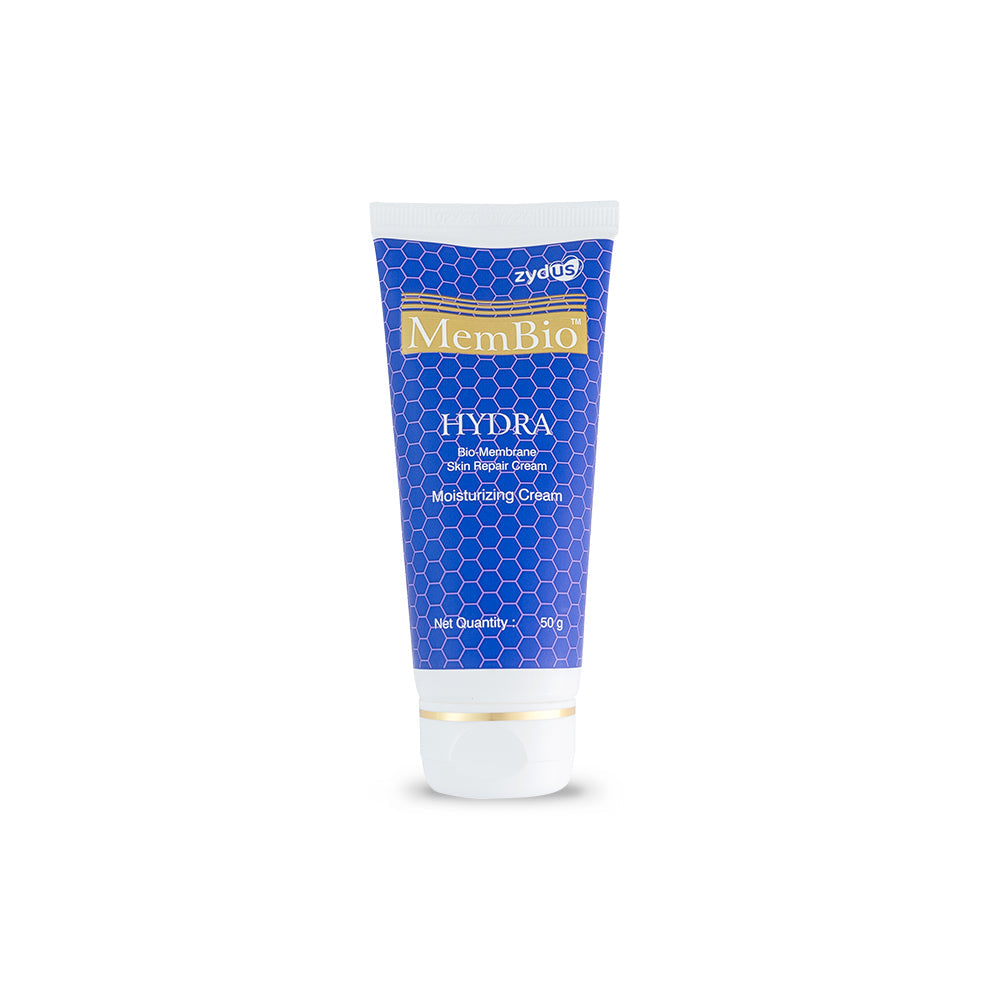 Membio Hydra Cream - Intensive Moisturizing & Hydrating Cream for Soft, Supple Skin, Enriched with Natural Ingredients, Restores Skin Barrier, Non-Greasy Formula, Suitable for All Skin Types, 50g